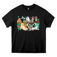 Black Dog coffee cups Heavy Core Tee - HowdyJamesFarm