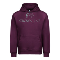 Mauve Wine Crownline Boats Urban Hoodie - linhVisuals