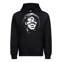 Black stevie wonder Urban Hoodie - linhVisuals
