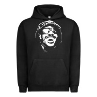 Pigment Black stevie wonder Urban Hoodie - linhVisuals