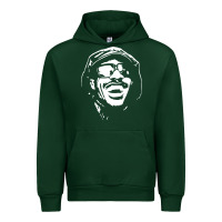 Forest Green stevie wonder Urban Hoodie - linhVisuals