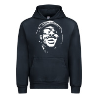 Navy stevie wonder Urban Hoodie - linhVisuals