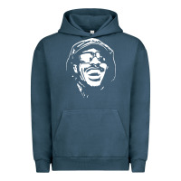 Pigment Midnight Navy stevie wonder Urban Hoodie - linhVisuals