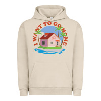 Pigment French Oak i want to go home Urban Hoodie - linhVisuals