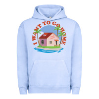Pigment Grape Ice i want to go home Urban Hoodie - linhVisuals