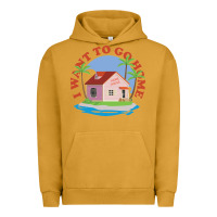 Pigment Peanut Butter i want to go home Urban Hoodie - linhVisuals