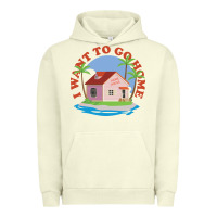 Pigment Pistachio i want to go home Urban Hoodie - linhVisuals
