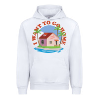 White i want to go home Urban Hoodie - linhVisuals