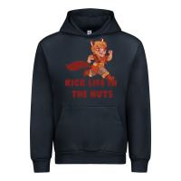 Navy kick life in the nuts   squirrel girl Urban Hoodie - linhVisuals