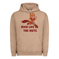 Pigment Burro kick life in the nuts   squirrel girl Urban Hoodie - linhVisuals