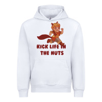White kick life in the nuts   squirrel girl Urban Hoodie - linhVisuals