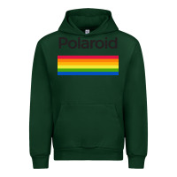 Forest Green polaroid color spectrum horizontal Urban Hoodie - linhVisuals