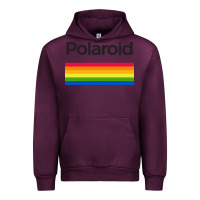 Mauve Wine polaroid color spectrum horizontal Urban Hoodie - linhVisuals