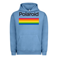 Pigment Pebble Blue polaroid color spectrum horizontal Urban Hoodie - linhVisuals