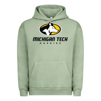 Pigment Oil Green michigan tech huskies Urban Hoodie - linhVisuals