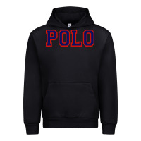 Black polo Urban Hoodie - linhVisuals