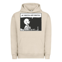 Pigment French Oak my anxieties have anxieties   peanuts Urban Hoodie - linhVisuals