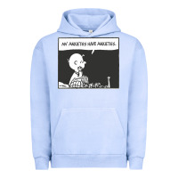 Pigment Grape Ice my anxieties have anxieties   peanuts Urban Hoodie - linhVisuals