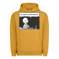 Pigment Peanut Butter my anxieties have anxieties   peanuts Urban Hoodie - linhVisuals