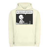 Pigment Pistachio my anxieties have anxieties   peanuts Urban Hoodie - linhVisuals