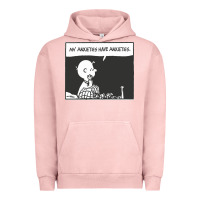 Pigment Salmon my anxieties have anxieties   peanuts Urban Hoodie - linhVisuals