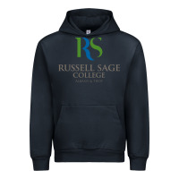 Navy russell sage college Urban Hoodie - linhVisuals