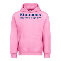 Fuchsia Pink simmons university Urban Hoodie - linhVisuals