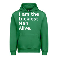 Emerald luckiest man alive Urban Hoodie - linhVisuals