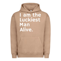 Pigment Burro luckiest man alive Urban Hoodie - linhVisuals
