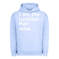 Pigment Grape Ice luckiest man alive Urban Hoodie - linhVisuals