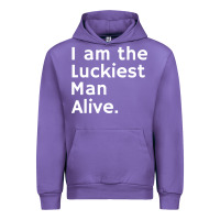 Tulip luckiest man alive Urban Hoodie - linhVisuals