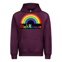 Mauve Wine dick house Urban Hoodie - linhVisuals