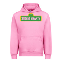 Fuchsia Pink street smarts   john mulaney Urban Hoodie - linhVisuals