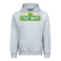 Heather Grey street smarts   john mulaney Urban Hoodie - linhVisuals