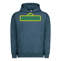 Pigment Midnight Navy street smarts   john mulaney Urban Hoodie - linhVisuals