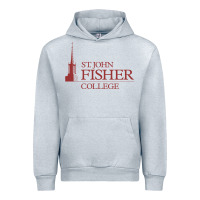 Heather Grey st. john fisher collage Urban Hoodie - linhVisuals