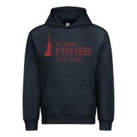 Navy st. john fisher collage Urban Hoodie - linhVisuals