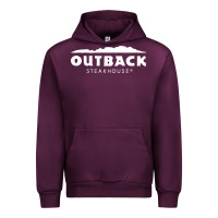 Mauve Wine Outback Steakhouse Urban Hoodie - linhVisuals