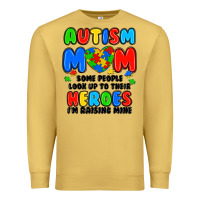 Antique Gold autism mom some people look up to their heroes i'm Premium Sweatshirt - JahusDesignShop