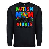 Black autism mom some people look up to their heroes i'm Premium Sweatshirt - JahusDesignShop