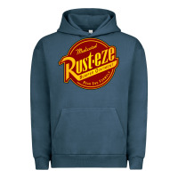 Pigment Midnight Navy Rust Eze Urban Hoodie - linhVisuals