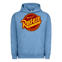 Pigment Pebble Blue Rust Eze Urban Hoodie - linhVisuals