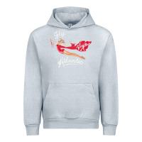 Heather Grey princess diana virgin atlantic fly atlantic Urban Hoodie - linhVisuals