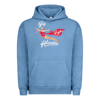 Pigment Pebble Blue princess diana virgin atlantic fly atlantic Urban Hoodie - linhVisuals