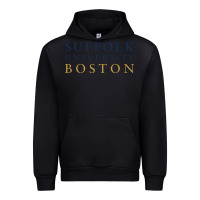 Black suffolk university Urban Hoodie - linhVisuals