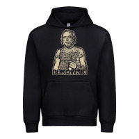 Black vintage charles bukowski Urban Hoodie - linhVisuals