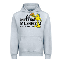 Heather Grey mellow mushroom Urban Hoodie - linhVisuals