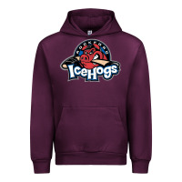 Mauve Wine Ice-Hogs Urban Hoodie - linhVisuals
