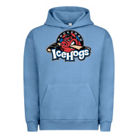 Pigment Pebble Blue Ice-Hogs Urban Hoodie - linhVisuals