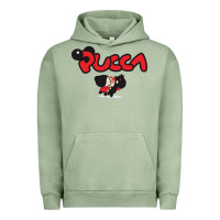 Pigment Oil Green pucca and garu Urban Hoodie - linhVisuals